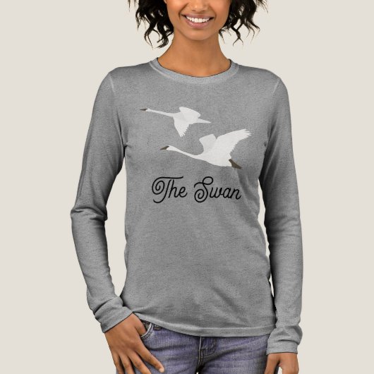 De Zwaan Kleurblok Tri-Blend Shirt (Voorkant)
