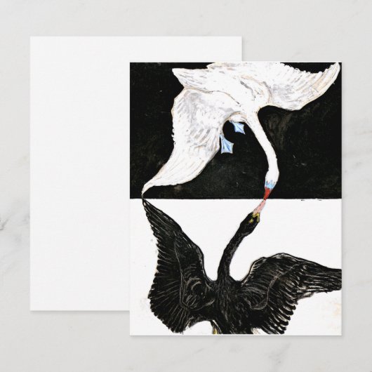 De Zwaan, Nr. 01, door Hilma af Klint (Voorkant / Achterkant)