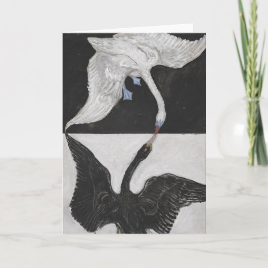 De zwaan, nr. 1 | Hilma af Klint Kaart (Voorkant)