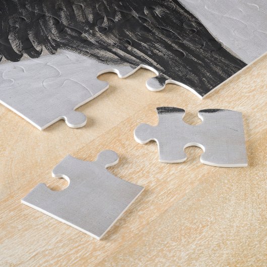 De zwaan, nr. 1 | Hilma af Klint Legpuzzel (Zijkant)