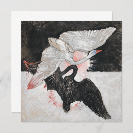 De zwaan, nr. 2 | Hilma af Klint | (Voorkant / Achterkant)