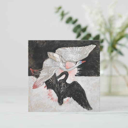 De zwaan, nr. 2 | Hilma af Klint | (Staand voorkant)