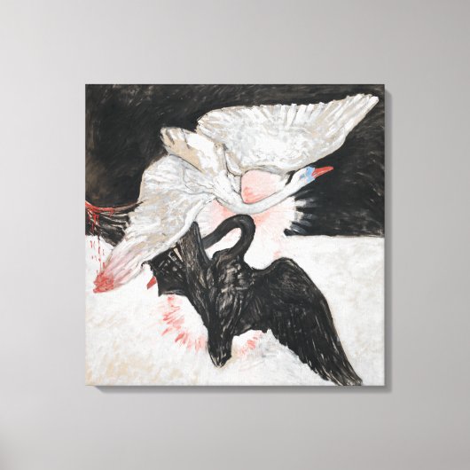 De zwaan, nr. 2 | Hilma af Klint | Canvas Afdruk (Voorkant)