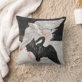 De zwaan, nr. 2 | Hilma af Klint | Kussen