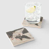 De zwaan, nr. 2 | Hilma af Klint | Stenen Onderzetter (Zijkant)