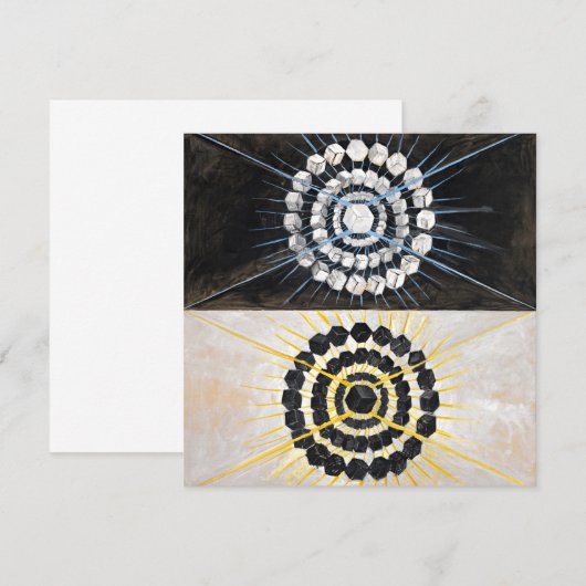 De zwaan, nr. 8 | Hilma af Klint | (Voorkant / Achterkant)