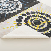 De zwaan, nr. 8 | Hilma af Klint | Sherpa Deken (3/4)