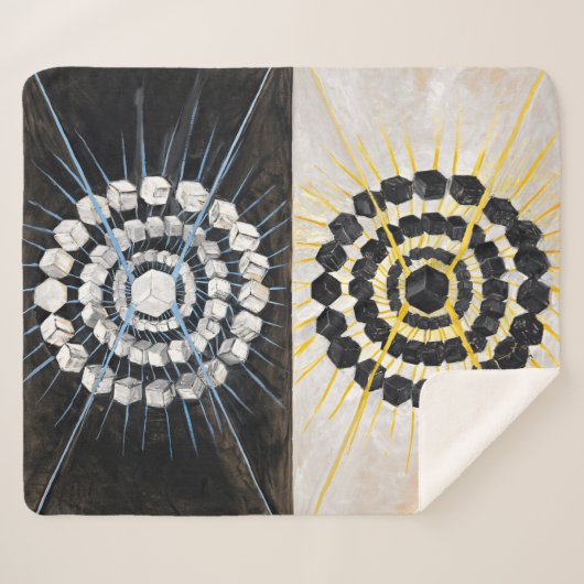 De zwaan, nr. 8 | Hilma af Klint | Sherpa Deken (Voorkant (horizontaal))