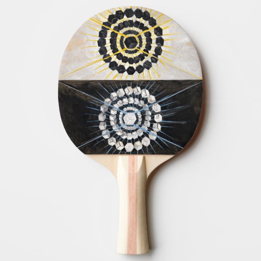 De zwaan, nr. 8 | Hilma af Klint | Tafeltennisbatje (Achterkant)