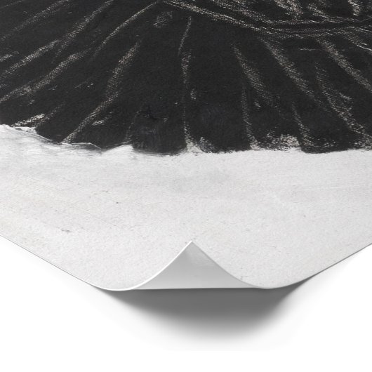 De zwaan van Hilma af Klint Art Print (Hoek)