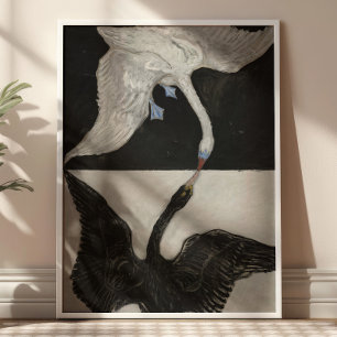 De Zwaan van Hilma Af Klint Vintage Kunst Poster
