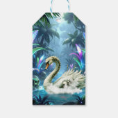 De Zwaan van Vergeten Wateren. Cadeaulabel (Achterkant)