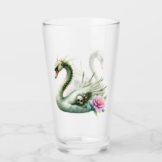 De Zwaan van Vergeten Wateren. Glas (Voorkant)
