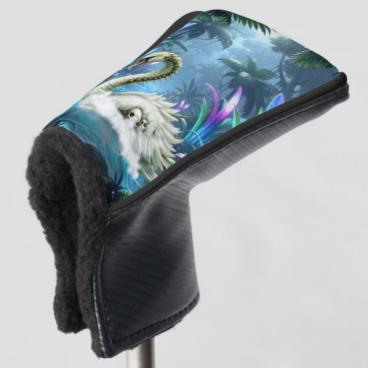 De Zwaan van Vergeten Wateren. Golfheadcover (3/4 voorkant)