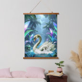 De Zwaan van Vergeten Wateren. Hangend Wandkleed (Slaapkamer)