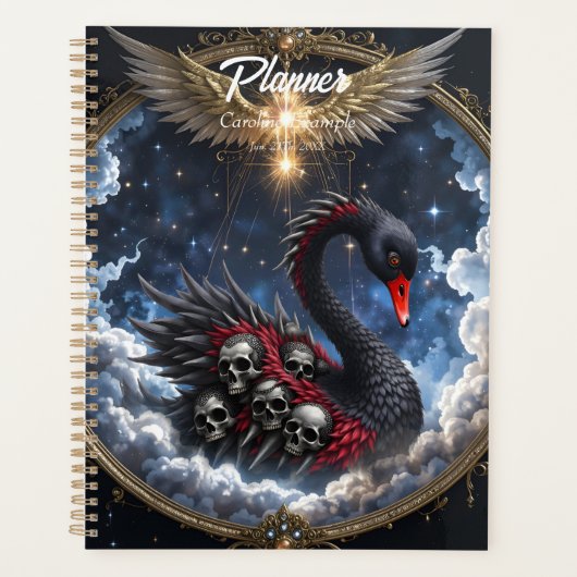 De Zwaan van Vergeten Zielselen. Planner (Voorkant)