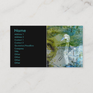 De zwaan visitekaartje