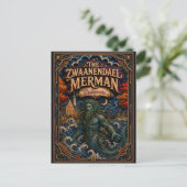 De Zwaanendael Merman Delaware Popcut Legendes Briefkaart (Staand voorkant)
