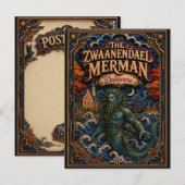 De Zwaanendael Merman Delaware Popcut Legendes Briefkaart (Voorkant / Achterkant)