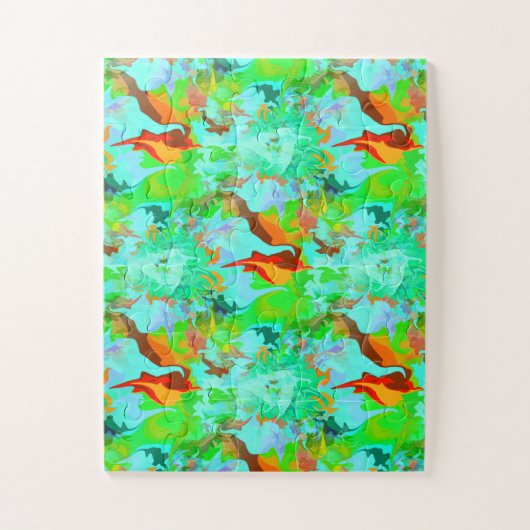 De zwaardvis.... legpuzzel (Verticaal)