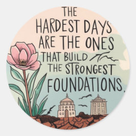 De zwaarste gevechten ronde sticker