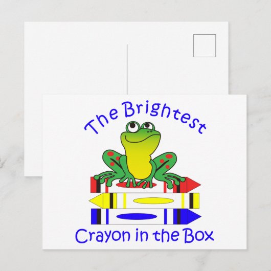 De zwaarste krayon briefkaart (Voorkant / Achterkant)