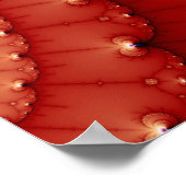 De zwaarte wekt fractaal poster (Hoek)