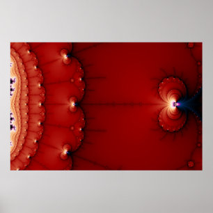 De zwaarte wekt fractaal poster