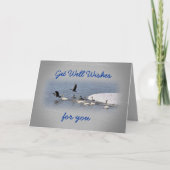 De zwanen & de Ganzen embbk- passen om het even Kaart (Voorkant)