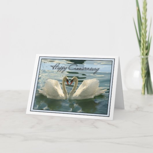 De Zwanen van het Jubileum Kaart (Voorkant)