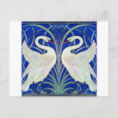 De zwanen van Walter Crane Briefkaart (Voorkant)