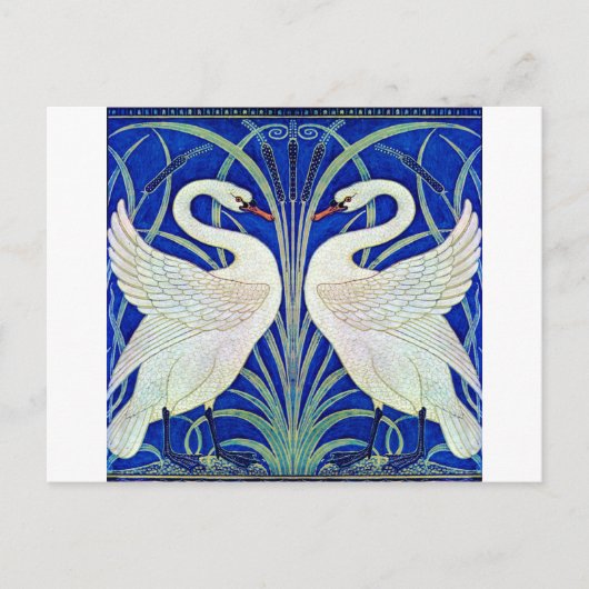 De zwanen van Walter Crane Briefkaart (Voorkant)