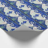 De zwanen van Walter Crane Cadeaupapier (Hoek)