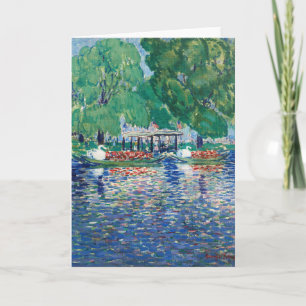 De zwanenboten   George Luks Kaart