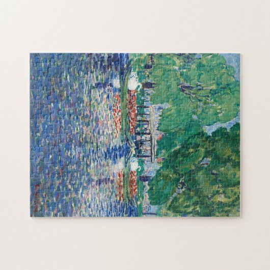 De zwanenboten | George Luks Legpuzzel (Horizontaal)