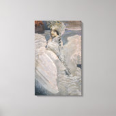 De Zwanenprinses (door Michail Vrubel) Canvas Afdruk (Voorkant)