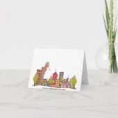 De zwangere Muziek Notecard van Vrouwen Kaart (Achterkant)