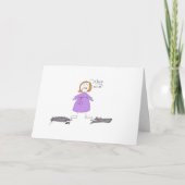 De zwangerschap is zwelt kaart (Voorkant)