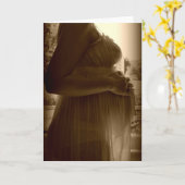 De zwangerschap van het wenskaart kaart (Gele Bloem)