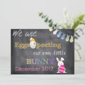 De Zwangerschap van Pasen van Eggspecting Feestdagenkaart (Staand voorkant)