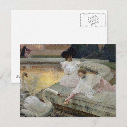 De Zwans, 1900 Briefkaart (Voorkant / Achterkant)