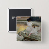 De Zwans, 1900 Vierkante Button 5,1 Cm (Voorkant /achterkant)