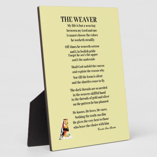 DE ZWARE POEM FOTOPLAAT (Zijkant)