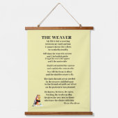 DE ZWARE POEM HANGEND WANDKLEED (Voorkant)