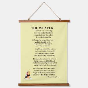 DE ZWARE POEM HANGEND WANDKLEED