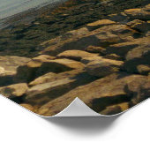 De zware stuarium nabij Cardiff Bay Poster (Hoek)