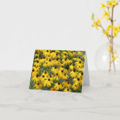 De zwart-Eyed Kaarten van de Nota Susans (Gele Bloem)