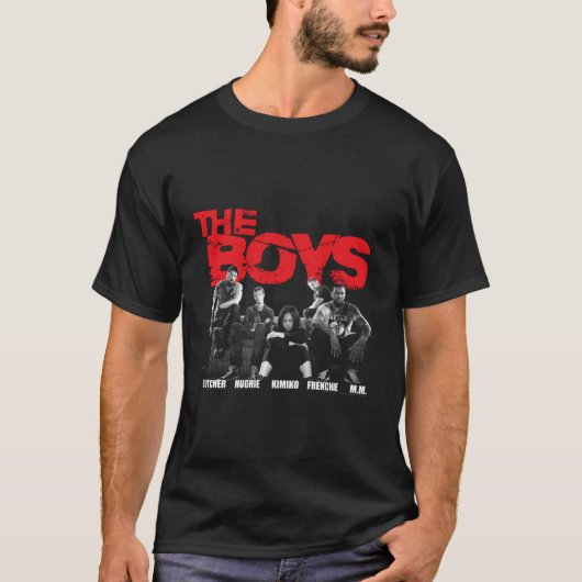 De zwart-wit op de bank t-shirt (Voorkant)