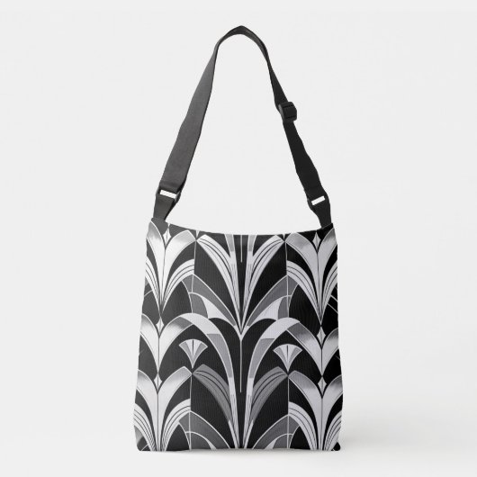 De zwart-witte finery crossbody tas (Voorkant)