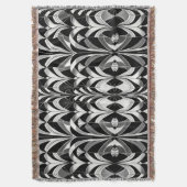 De zwart-witte finery deken (Voorkant Verticaal)